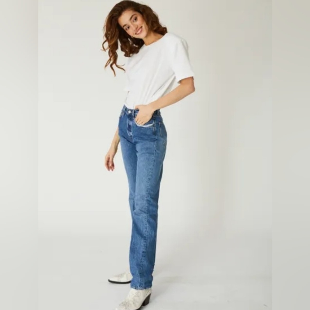 New Made in Tomboy high waisted straight Jeans Victoria women's 30x34